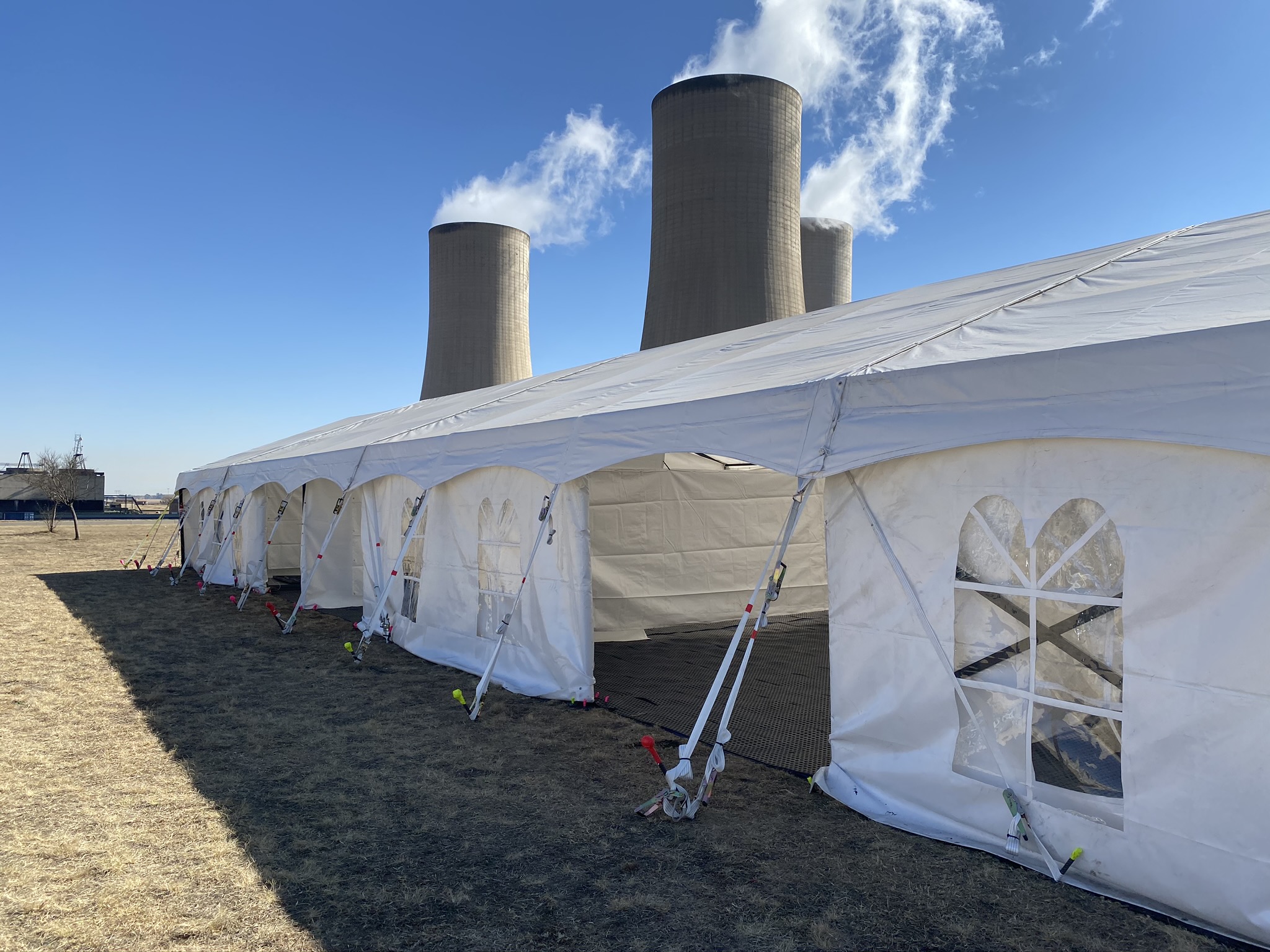 Festival Tent Setup